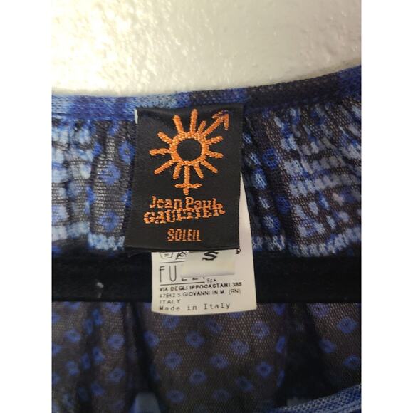 SUPER RARE JEAN PAUL GAULTIER MESH HIGH LOW TOP / TUNIC / COVER UP Size S - Picture 10 of 16